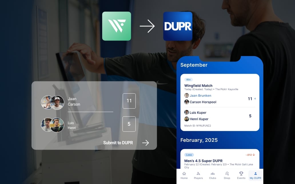Seamless Match Result Submission to DUPR